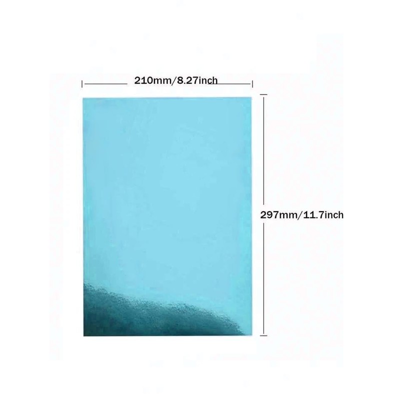 Sixstore 20 Sheets A4 Metallic Card 250gsm Craft Supplies for