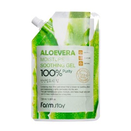 Farmstay Moisture Soothing Gel Aloe Vera 100ml (Pouch) / 팜스테이 모이스쳐 수딩젤 알로에베라 100ml (파우치)