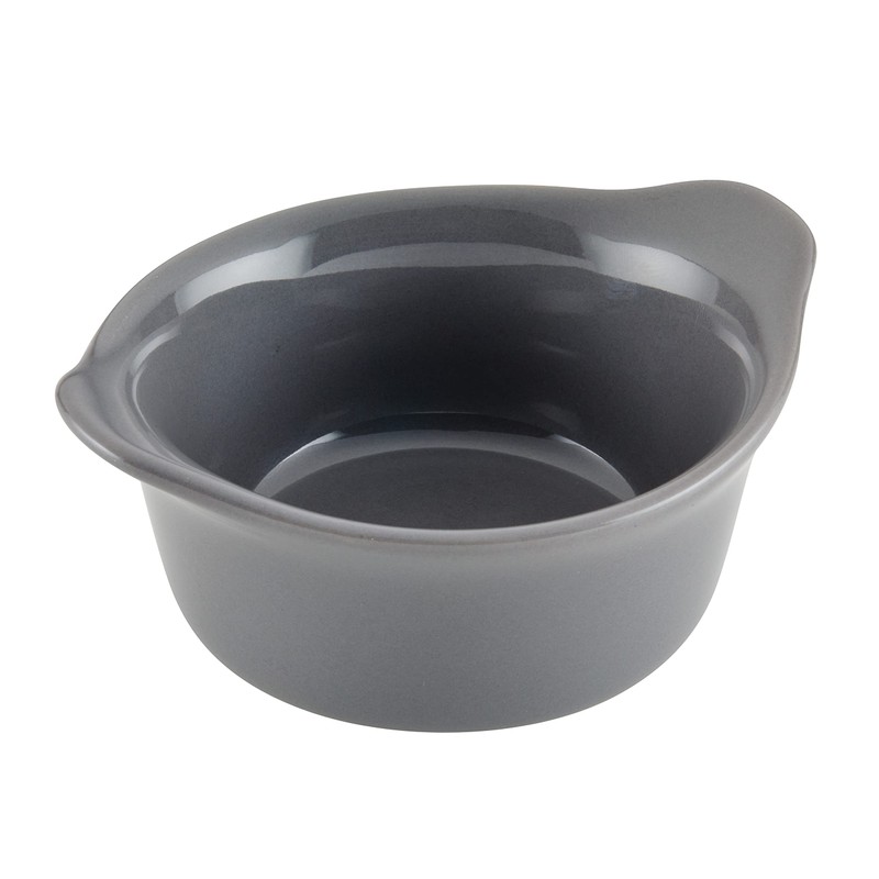 Rachael Ray Solid Glaze Ceramics Round Ramekins/Dipping Cup Set, 4