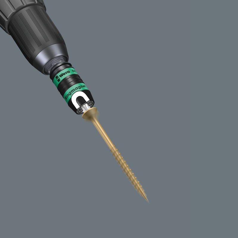 Wera 887/4 RR Universal Ring Magnet Rapidaptor Bit Holder, 1/4"
