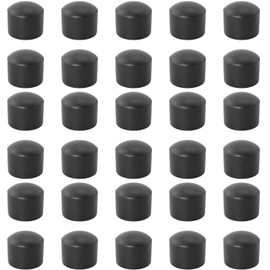 SQXBK Foosball End Cap 30PCS 15.8mm Black Foosball Table Rod Safety Rubber End Caps Flexible Pipe Post Rubber Cover Tip Protectors