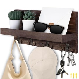 Porta Llaves para Pared-Llavero Vintage de Pared, Portallaves de Pared, Ganchos para Llaves, Perchero Organizador Porta Llaves, Llaves Colgar