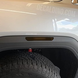 Smoke Tint Overlays Fits 2020+ GMC Sierra 2500 3500 HD Front & Rear Reflectors (Light Tint)