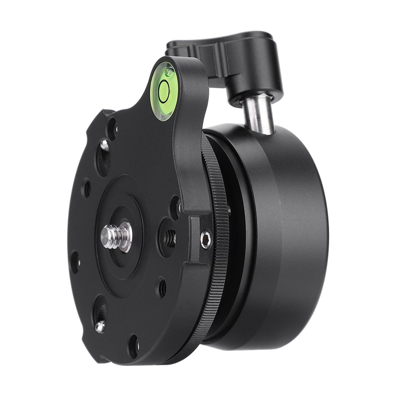 DY-60N Tripod Head Leveling Base Leveler Adjusting w/ Bubble Level