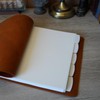 Murdy No. 1 Wide Cut Refillable Leather Binder (Bourbon)