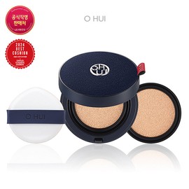 O HUI Ultimate Fit Long Wear Jean Cushion, No. 01 Light Beige / 오휘 얼티밋 핏 롱웨어 진 쿠션, 01호 라이트 베이지