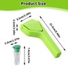 Anseom Pack of 3 Lemon Squeezer, Manual Mini Lemon Squeezer,