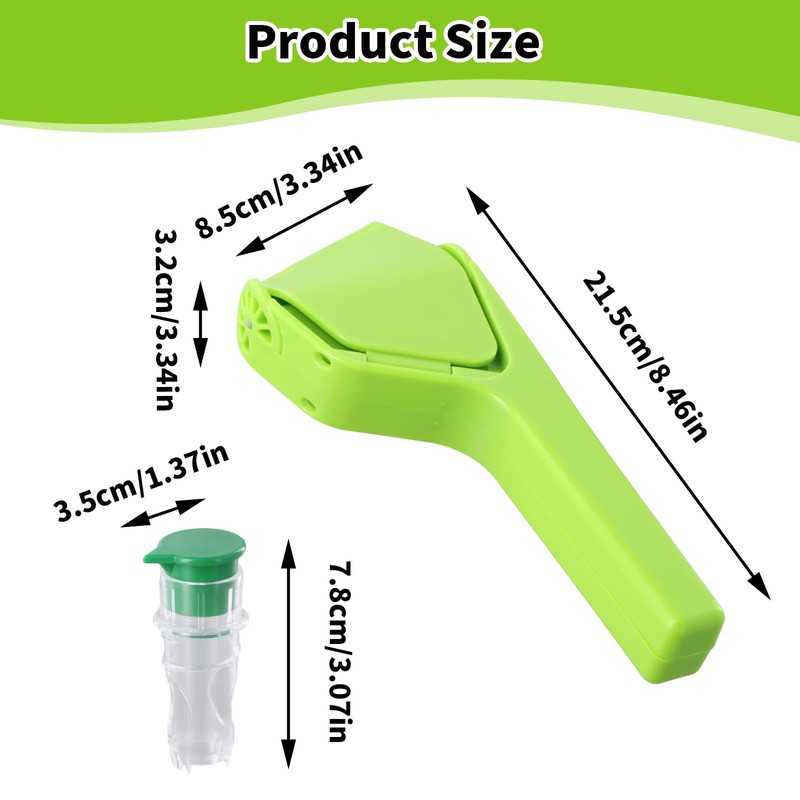 Anseom Pack of 3 Lemon Squeezer, Manual Mini Lemon Squeezer,