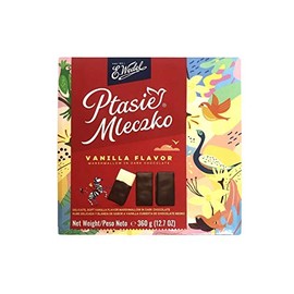 Ptasie Mleczko Vanilla Flavor Marshmallow in Dark Chocolate