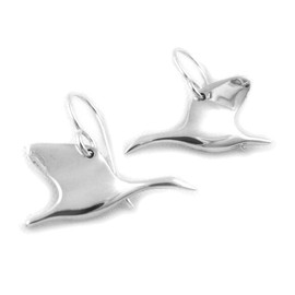 925 Sterling Silver Canadian Flying Goose Earrings
