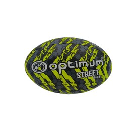 Optimum STREET RUGBY BALL - BLACK/YELLOW - SIZE 3
