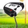 Golf Big Mallet Putter Cover Magnetic Heel-Shaft Club Headcover Black&White