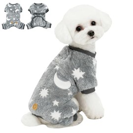 Sueter para Perros Chicos, Ropa Luminosa para Perros, Ropa para Perro pequeños, Ropa para Gato, Antiene el Calor, Suéter cálido y Suave para Mascota, para otoño Invierno (Gris, X-Large)