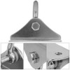 Stainless Steel Ceiling Buckle Mount Hook Fixed Disc with 2