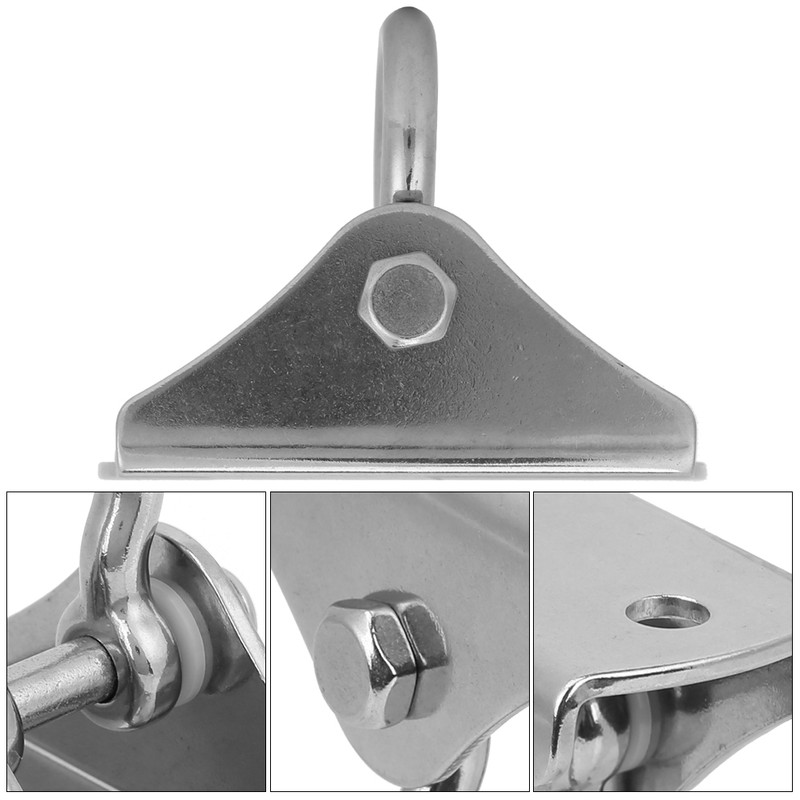 Stainless Steel Ceiling Buckle Mount Hook Fixed Disc with 2