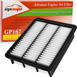 EPAuto GP167 (CA12167) Engine Air Filter Replacement for Mazda CX-5 (2019-2025), CX-9 (2016-2023), 6 (2018-2021), Up to 12,000 Miles or 12 Months Protection - for Turbocharged Engine
