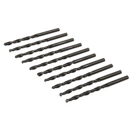 Dapetz ® 10 Pieces of 1mm HSS Twist Drill bit Set, Drill Titanium Steel Bits Set for Metal, Woods & Plastics, Copper, Aluminium, Mild Steel with Straight Shank Plastic and Wood