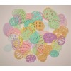 Unbranded Intricate Small Egg Pastel Easter Paper Die Cut Embellishment