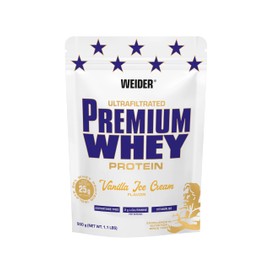 Weider Premium Whey Protein Powder, Rude Delicious Protein Powder with Whey Isolate for Muscle Building with High Percentage of EAA, BCAA and Free L-Glutamine, Perfect Solubility, Vanilla IceCream,