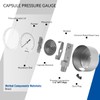 SENCTRL 0-30 Inches of Water Column Gauge, Low Pressure Capsule