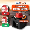 SEAFLO 12V/24V/48V Battery Disconnect Switch Isolator Switch for Marine, Boat,