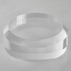 CiaoHER 2in Thickness Acrylic Disc Display Block Clear Polished Round