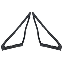LH RH Pair Vent Window Weatherstrip Seal 1967-68 Mustang Cougar Shelby GT-350/-500/-500KR XR-7 (C7ZZ-6521448/9)