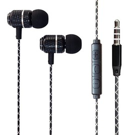 Moto One Power Wired Bass Stereo in-Ear Headphone Earphone Headset Earbuds with Remote and Mic Microphone with 3.5mm Jack (Black)
