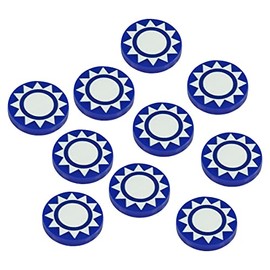 LITKO World War Two Miniature Wargames National Faction Token Game Pieces Compatible with Bolt Action (10) (China Kuomintang)