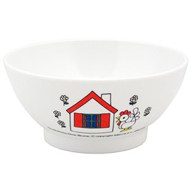 Dick Bruna Dick Bruna Rice Bowl, Multicolor, Approx. Diameter 4.2 x 2.0 inches (10.8 x 5 cm), Miffy