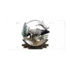 CafePress Big Game Elk and Deer Aluminum License Plate, Front