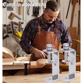 304 Stainless Steel C Clamp Tiger Clamp Woodworking Clamp Heavy Duty C-clamp With Wide Jaw Openings (65MM)，2PCS