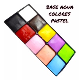Mia Terra Cosmetics Maquillaje Body Paint Teatro Pintacaritas Base Agua Pastel