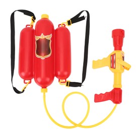 Mochila para Pistola de Agua, Mochila para Bomberos, Pistola de Agua para Niños, Tanque con Manguera, Chorro de Agua Adecuado para Juegos Al Aire Libre, Niños y Niñas, Juego de