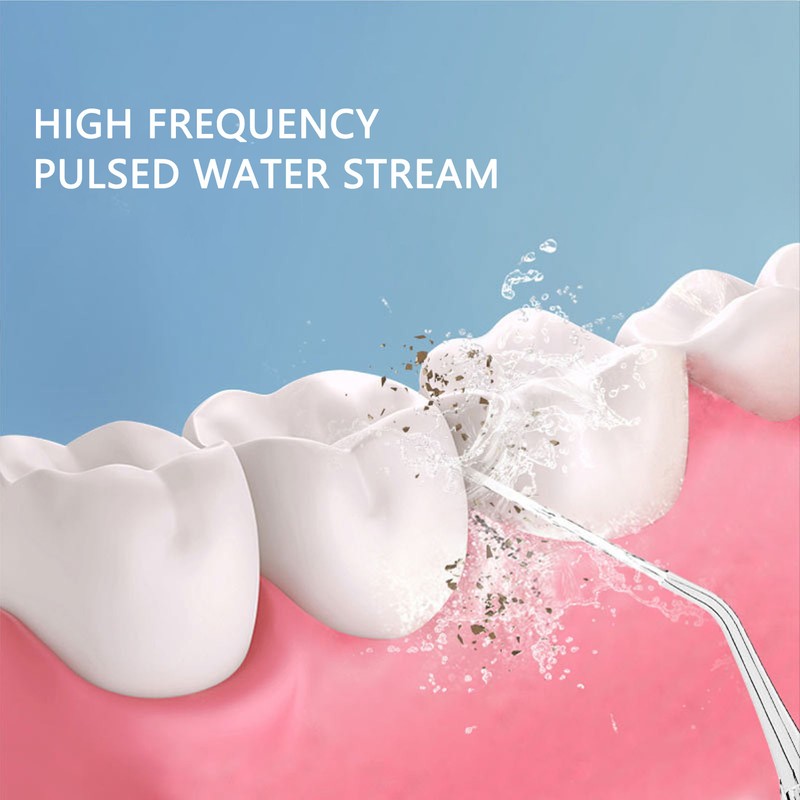Portable Electric Dental Oral Irrigator High Capacity Food Residues Removal
