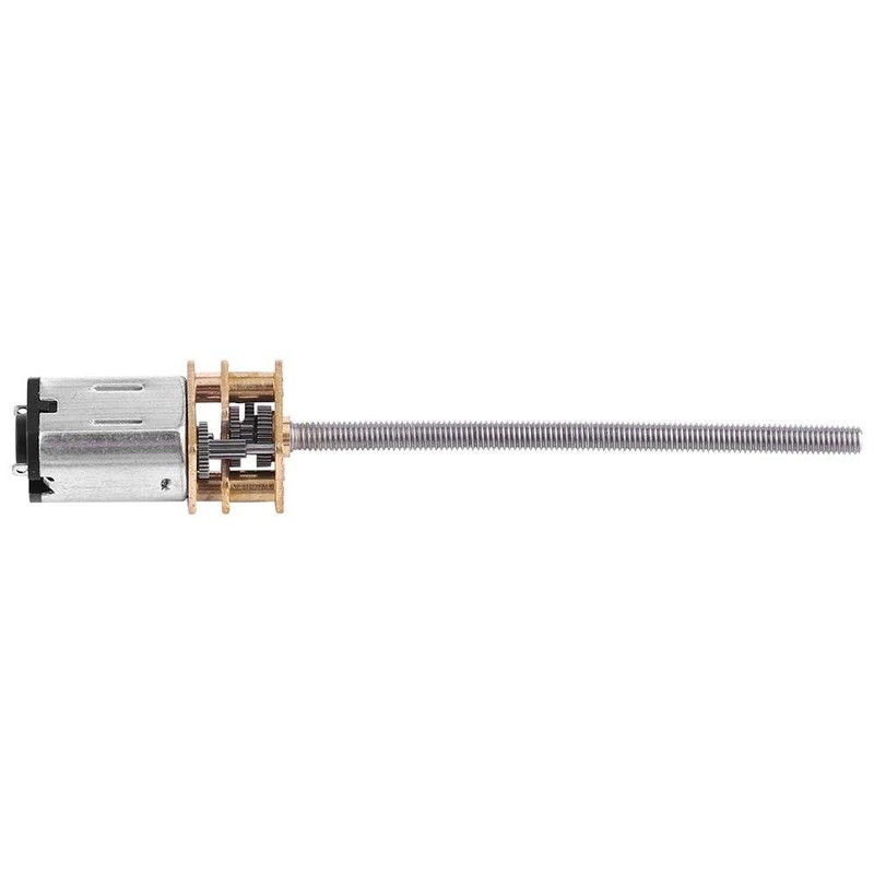 DC 6V Gear Motor with Long Screw Thread Output Shaft