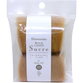 hamanaka Wool Felt Wool Candy syukuru Natural Blend Col. 808 Light Brown 20 H441 – 127 – 808 