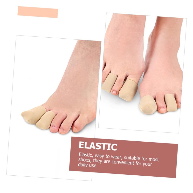 NOLITOY Elastic Toe Covers Toe Protective Sleeves Toe Anti-wear Covers