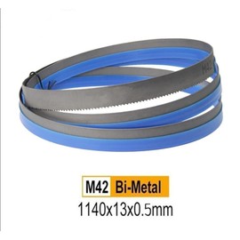 Pack of 4 Saw Blades 1140 x 13 x 0.65 mm Stainless Steel 14/18 zpz for Güde MBS 105 V, Bi-Metal M42 Band Saw Blade Metal Band Saw Blade