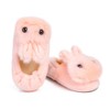 Enteer Baby Girls' Rabbit Slipper Rubber Sole Pink US 11-12
