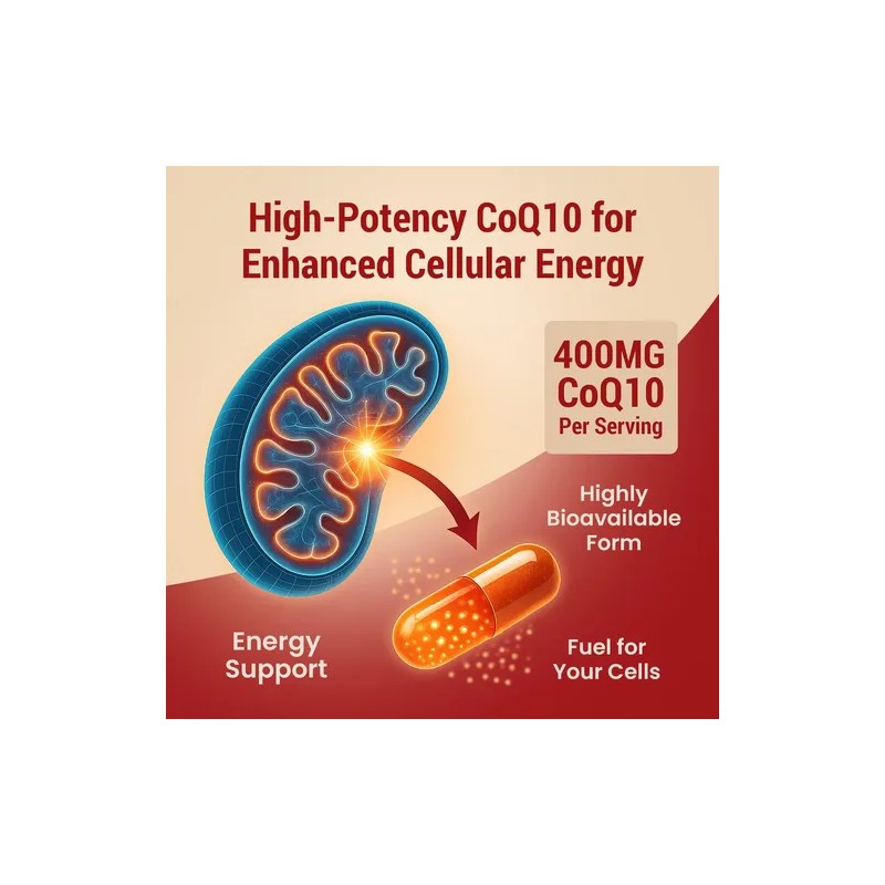 Sundhed Natural Coq10 60 Cápsulas Vegano De Alta Absorción