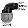 Wall Flange Kit 20mm MDPE - Designed for Secure and