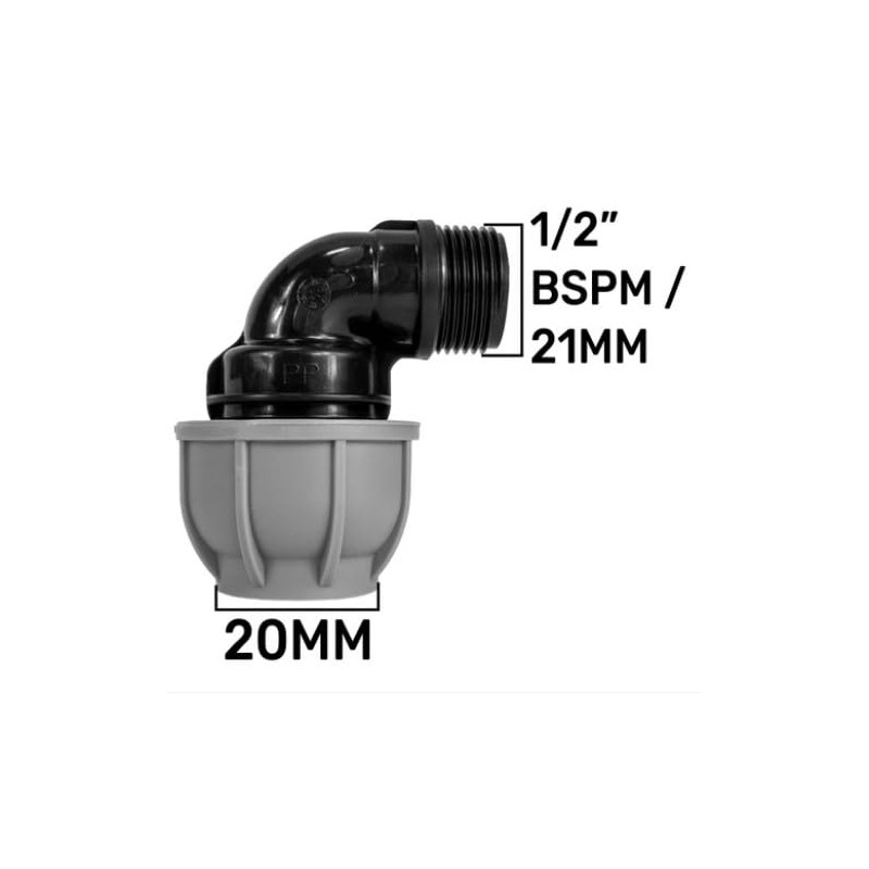 Wall Flange Kit 20mm MDPE - Designed for Secure and