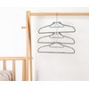 MIXNEX 6 Pack White Clothes Hanger Connector Hooks, Skirt Hangers,