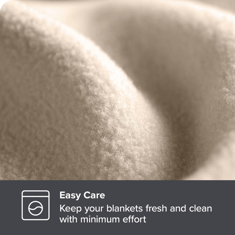 Bare Home Polar Fleece Blanket - Throw Blanket - Sand