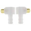 SAOIGEJUA (2Pack) Carburetor Fuel Fitting Elbow Carb Hose Connector Fits