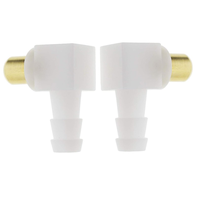 SAOIGEJUA (2Pack) Carburetor Fuel Fitting Elbow Carb Hose Connector Fits