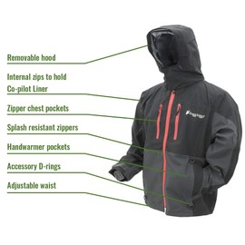 FROGG TOGGS Men's Pilot II Guide Waterproof Breathable Rain Jacket