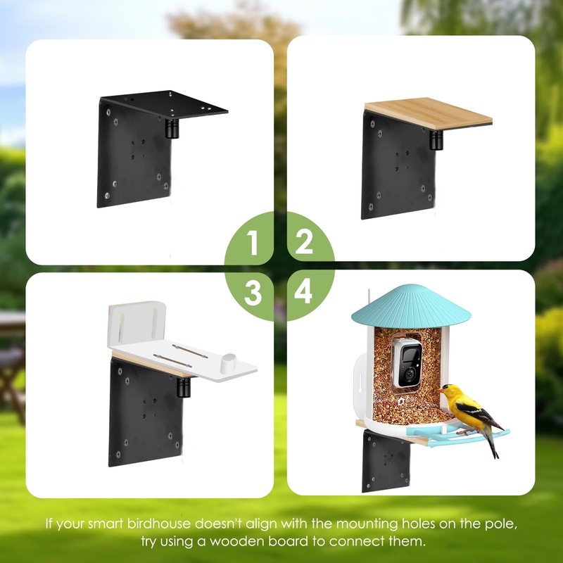 Bird Feeder Pole for Outdoor, 1 Pack 109 Inch Bird