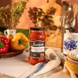 Botticelli Pasta Sauce | 2-Pack | 24 oz each (Grilled Pepper)